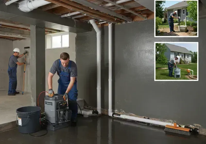 Basement Waterproofing and Flood Prevention process in Gallatin, MO